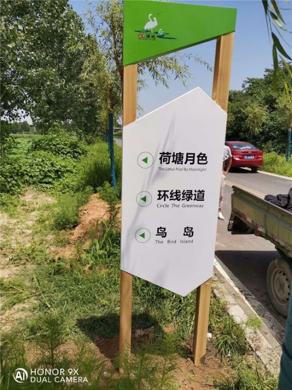 孟津湿地公园导视